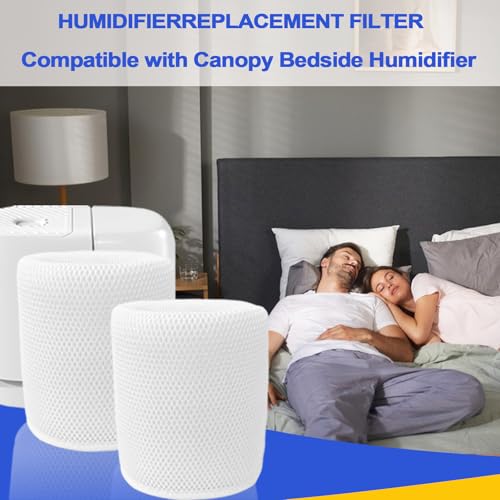 4 Pack Mesh Humidifier Replacement Filter Compatible with Canopy Bedside Humidifier