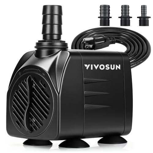 480GPH Submersible Fountain Water Pump for Pond