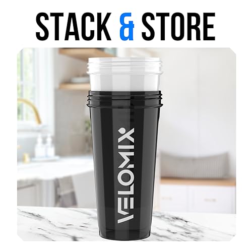 2 Pack 28oz Protein Shaker Bottle for Protein Mixes (2 Count)