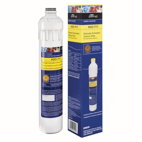 H2O F17 Pure H2O GAC Carbon Replacement Filter Under Counter