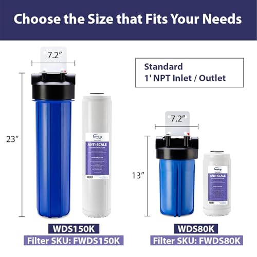FWDS80K Anti Scale Replacement Cartridge for WDS80K Whole House Water Filter