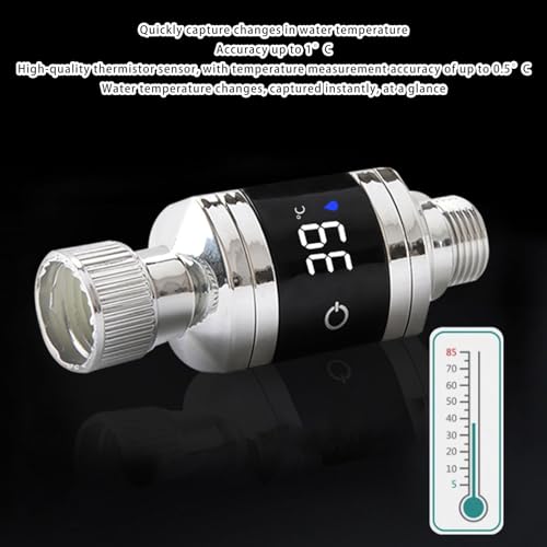 Digital Bathroom Thermometer for Hot Tubs and Shower Faucets (2 Count)