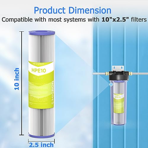 5 Micron Whole House Water Filter Cartridge (6 Count)