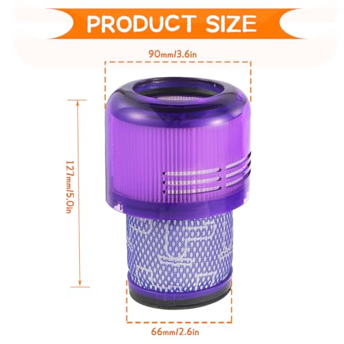 2 Pack V11 Vacuum Filters Replacement for Dy son V11 Animal