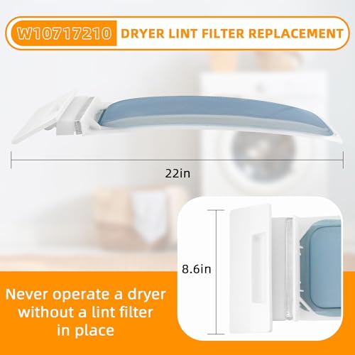 W10717210 W11522758 Dryer Lint Filter Case Screen