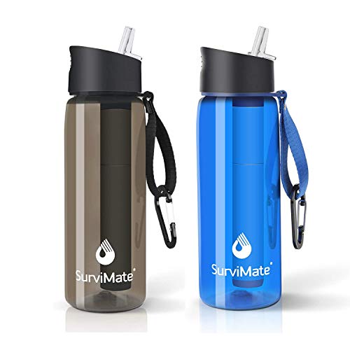Purified Water Bottle for Camping (2 Count)