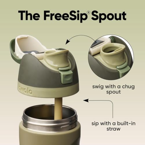 FreeSip Stainless Steel Water Bottle 24 oz Off Road