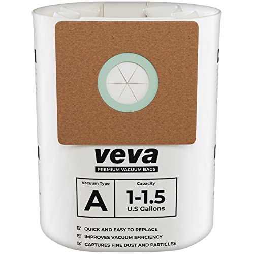 1 1.5 Gallon Filter Bags for Shop Vac Vacuum (30 Count)