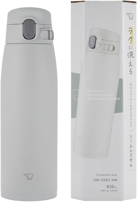 Zojirushi SM-VS83HM Vacuum Bottle 28 ounce Matte Gray