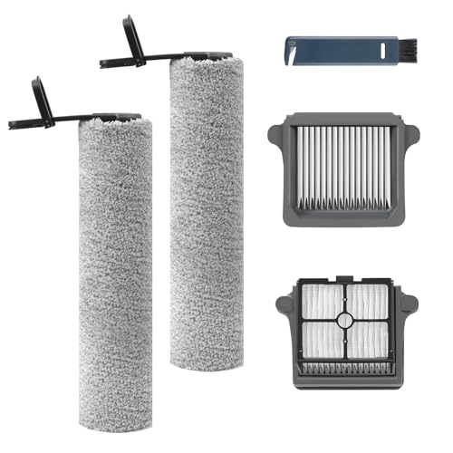 Replacement Roller Brushes & Filter for Tineco S7 Pro (4 Count)