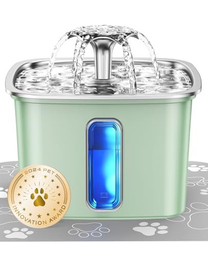 Innovation Award Winner Stainless Steel Cat Water Fountain