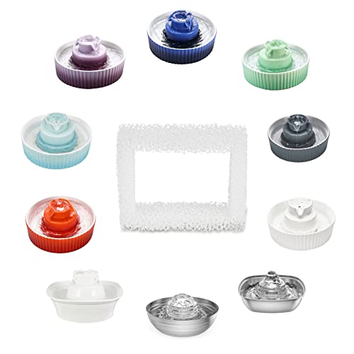 Ceramic Cat Water Fountain Filter Replacement (8 Count)