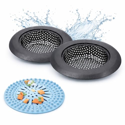 2 Pcs Sink Strainer for Most Kitchen Sink Drain Basket (2 Count)