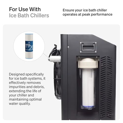 10" x 2.5" Cold Plunge Water Filter 20 Micron (6 Count)
