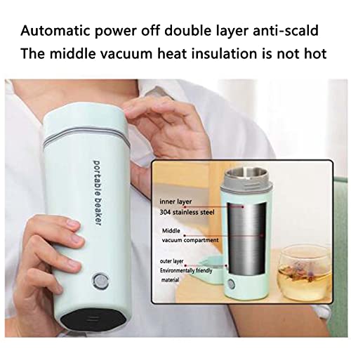 Water Camping Kettle Kettles Teakettles Hot Water Dispensers Electric Kettle Travel 110V Car 12V Portable 400ML Sealed and Leak