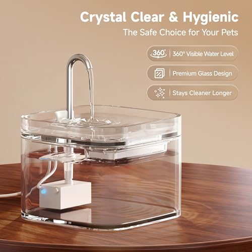 Glass Cat Water Fountain Replacement Pump
