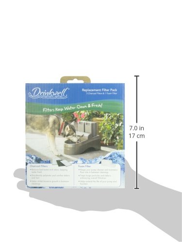 Drinkwell Replacement Filter Pack for Outdoor Dog Water Fountain