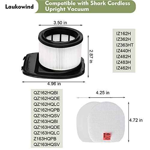 Vacuum Replacement Filter for Shark IZ362H IZ462H IZ363HT IZ163H IZ483H