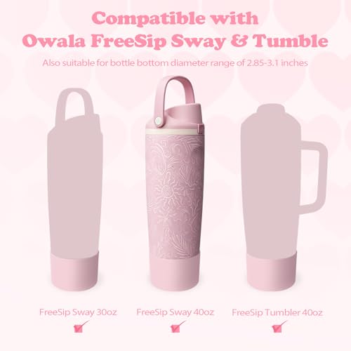 Silicone Boot for Owala 30oz & 40oz FreeSip Sway Bottles & Tumblers