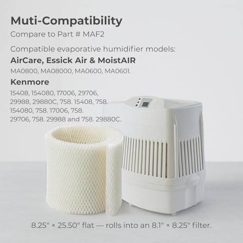 MAF2 Humidifier Super Wick Wicking Filter Replacement Compatible With Essick AIRCARE MAF2 Moist Air Sears Kenmore (2 Count)