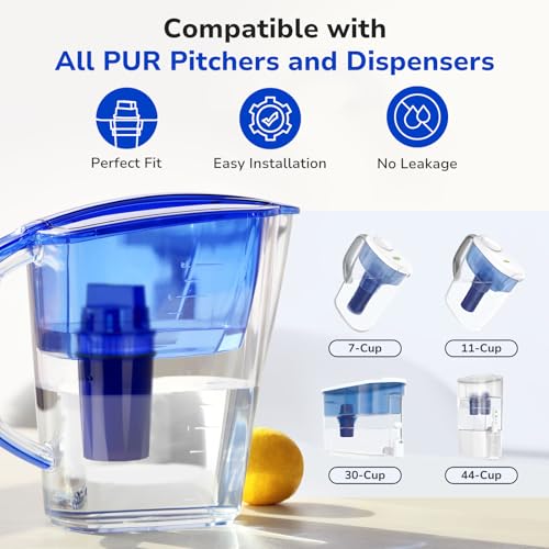 4 Pack Water Filter Replacement for All PUR (4 Count)