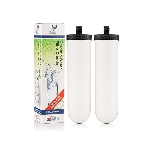British Berkefeld Doulton Water Filter Candle Compatible with Replacement for Berkey Gravity Water Filter System BB9