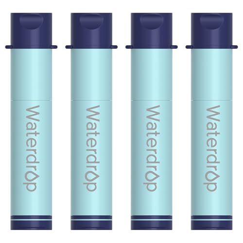 Portable Water Filter Straw (4 Count)