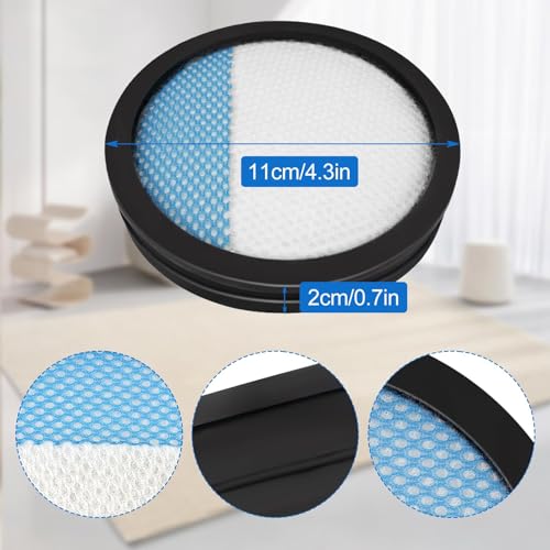 3 Pcs Washable Filter for Ryobi 18V ONE + PCL720 (3 Count)