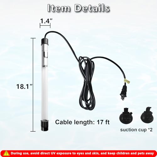 55W Pond UV Light for 500