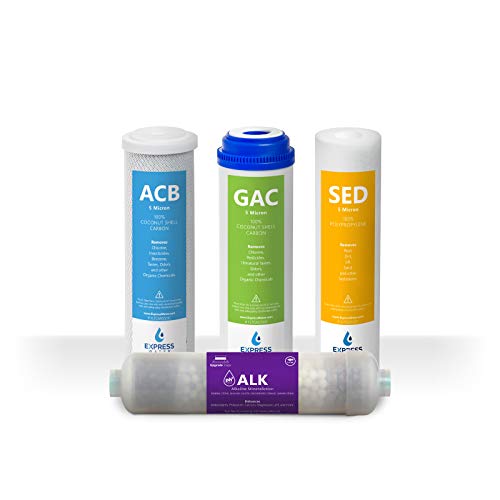 6 Months Alkaline Reverse Osmosis System Replacement Filter Set