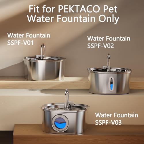 Cat Water Fountain Replacement Filters for 3.2L