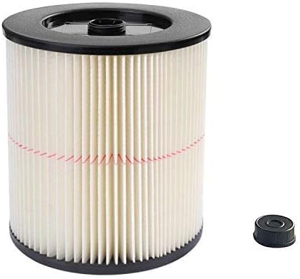 17816 9 17816 Red Stripe Vacuum Cartridge Filter Compatible Craftsman Shop Vac Wet
