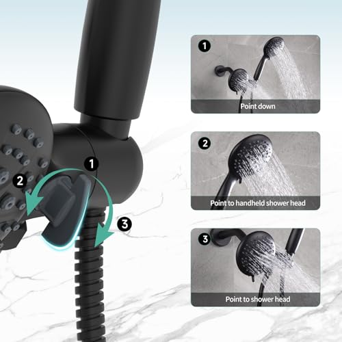 Dual 2 in 1 Shower System with Handheld