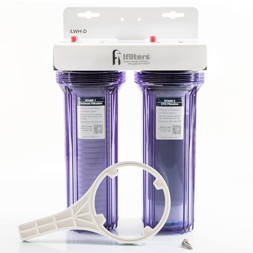 LWH-D 2-Stage Whole House Sediment Carbon Water Filter System