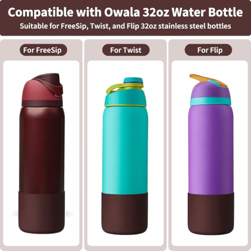 Silicone Water Bottle Boot for Owala 32 oz Bottle
