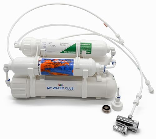 Mineral 5 Stage Countertop MyWaterClub Reverse Osmosis Water Purification System