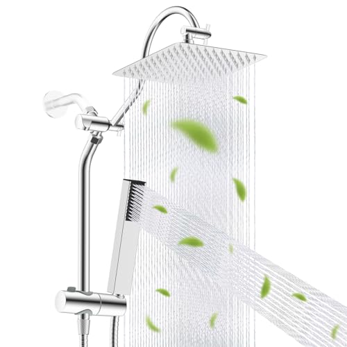 10'' Rainfall Shower Head with 4