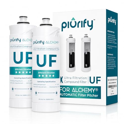 2 Pack Filters for Alchemy Electric Water Filter Pitcher (2 Count)