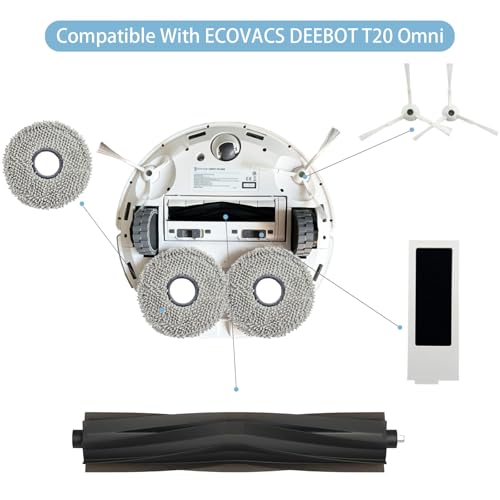 24 Pack Replacement Parts for ECOVACS Deebot T20 Omni (24 Count)