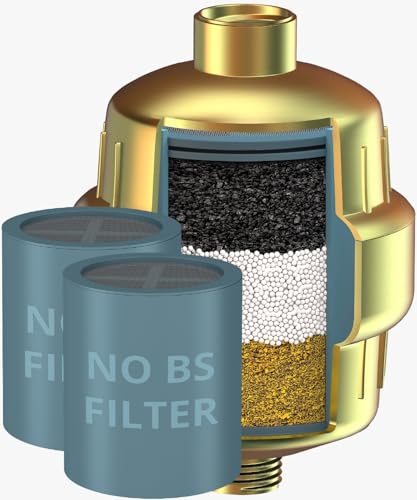 Heavy Duty NO BS Shower Filter with Extra Replacement Cartridge