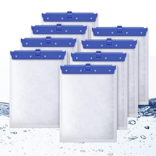 8 Count Large Filter Cartridges Compatible with Whisper Bio Bag Filters