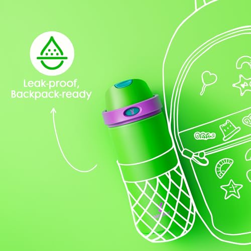 18 oz Kids Water Bottle for School