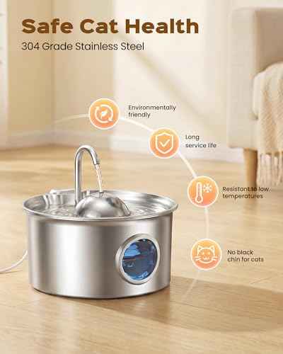 Pet Water Fountain Stainless Steel
