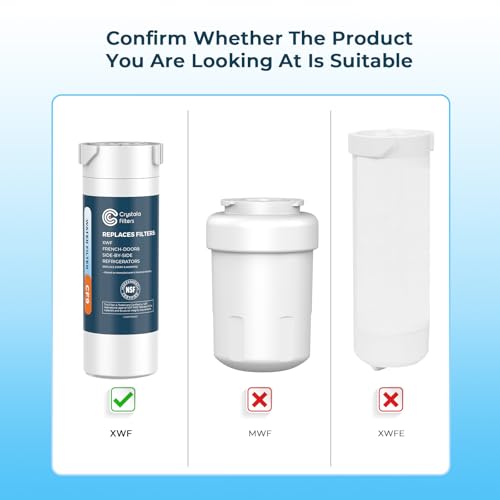 XWF Refrigerator Water Filter Compatible with GE 2 Pack (2 Count)