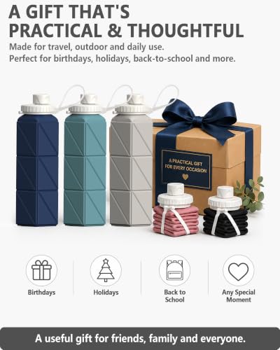Collapsible Water Bottles 21oz