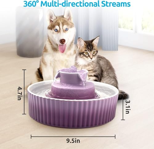 Ceramic Cat Fountain