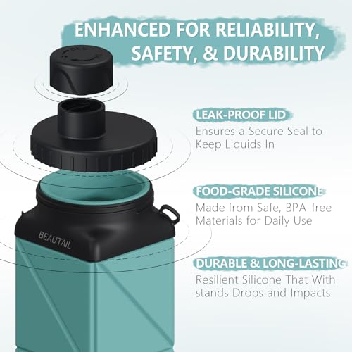 Collapsible Water Bottles 21 oz (2 Count)