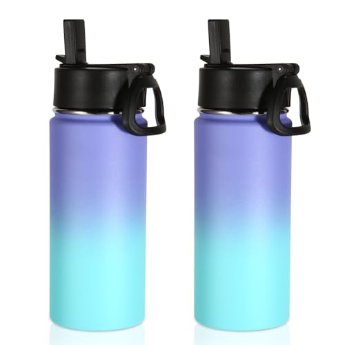 16 OZ Kids Water Bottle Bulk 2 Pack (2 Count)