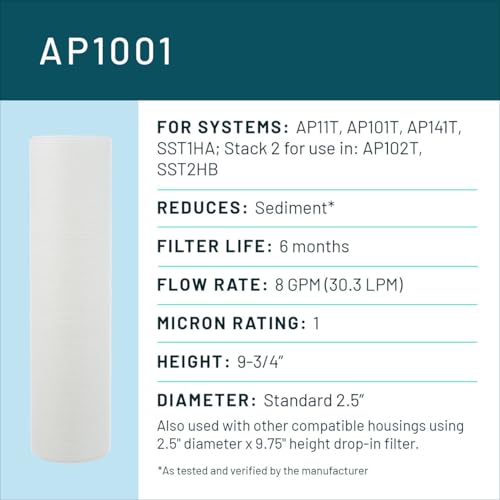3M Aqua Pure AP100 Series Whole House Water Filter Drop (2 Count)