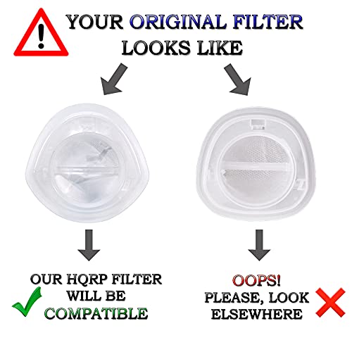 2 pack Filter compatible with Black & Decker HNV220B HNV220BCZ series HNV220BCZ00 HNV220BCZ01 HNV220BCZ01FF HNV220BCZ03 HNV220BCZ10 HNV220BCZ12 HNV220BCZ22 HNV220BCZ26 Lithium Hand Vac